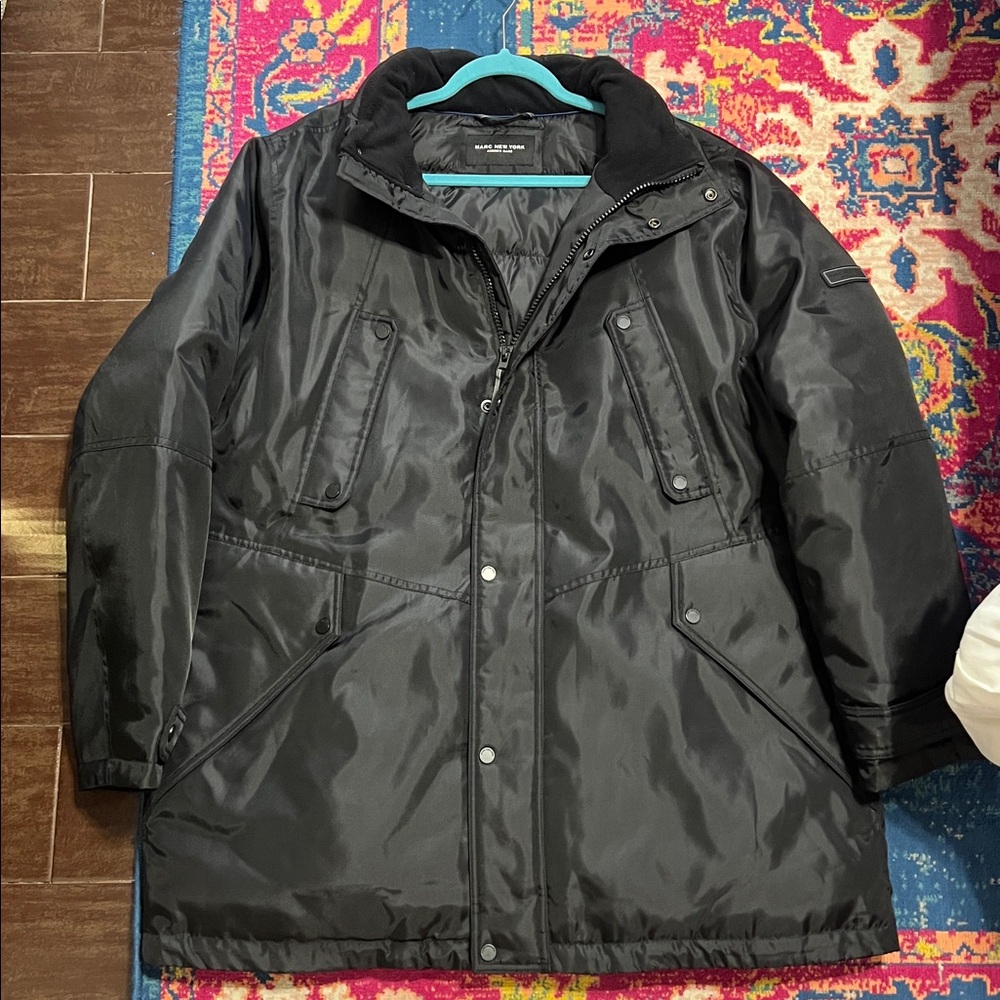Marc New York Andrew Marc men’s XXL black parka jacket water resistant